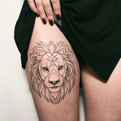 40+ Roaring Lion Tattoo Designs with Symbolism 2024