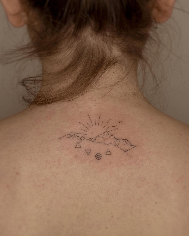20 Meaningful Mountain Tattoo Designs for Nature Lovers