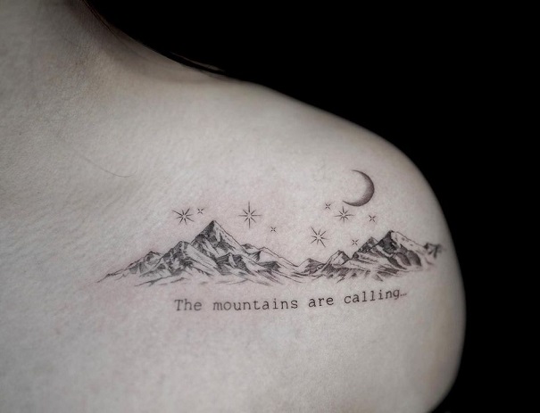 20 Meaningful Mountain Tattoo Designs for Nature Lovers