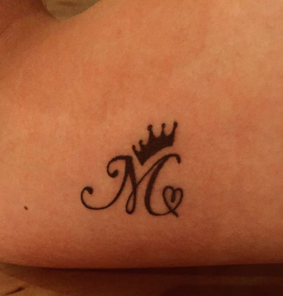 20 Elegant &#039;M&#039; Letter Tattoo Designs for Timeless Appeal