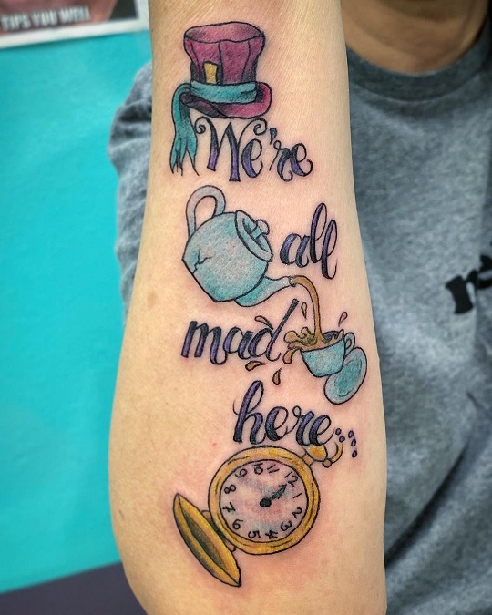 10+ Enchanting Alice In Wonderland Tattoo Ideas 2025