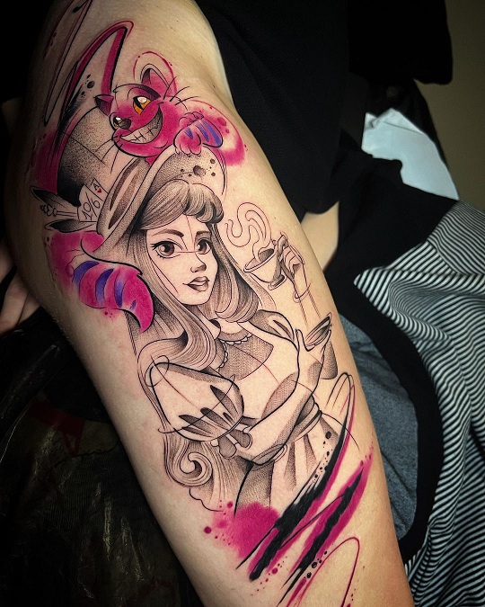 10+ Enchanting Alice In Wonderland Tattoo Ideas 2025