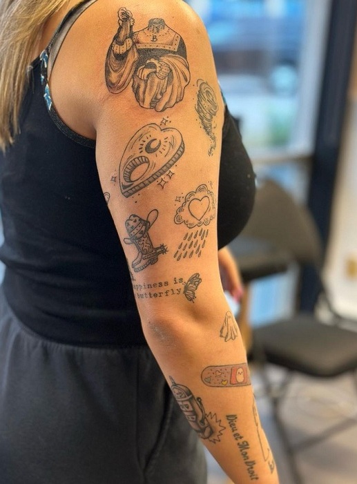 15 Creative Patchwork Tattoo Designs and Ideas 2025