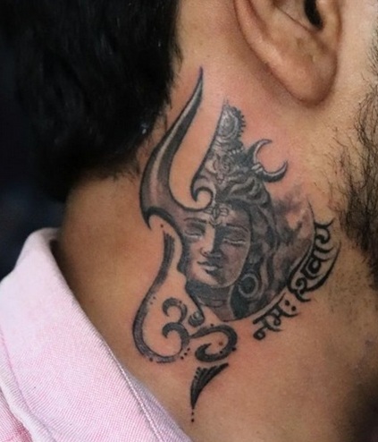 15+ Amazing Shiva (Mahadev) Tattoo Designs on Neck