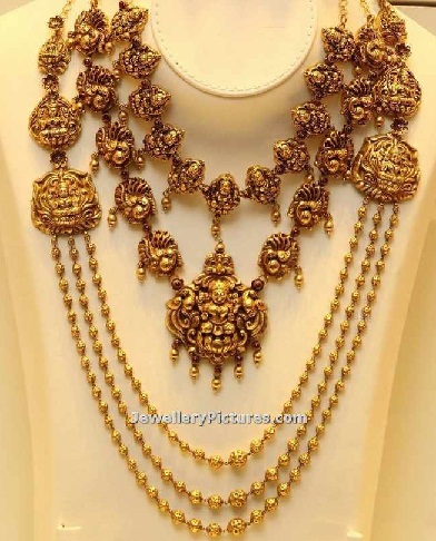 Temple Jewellery Designs - 25 Latest Collections for Traditional Look