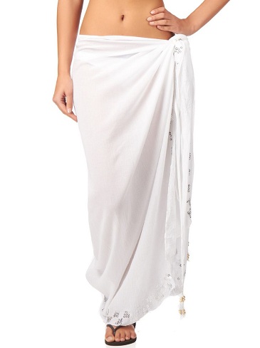 9 Stylish and Trendy White Sarongs for Women | I Fashion Styles