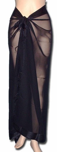 9 Black Sarongs For Women - Latest and Fabulous Collection