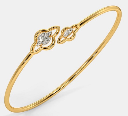 10 Beautiful Designs of 4 Gram Gold Bangles For Stunning Look