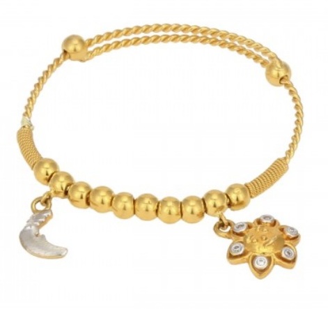 10 Beautiful Designs of 4 Gram Gold Bangles For Stunning Look