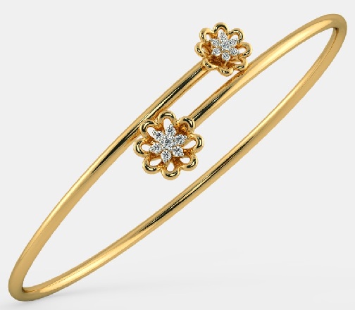 10 Beautiful Designs of 4 Gram Gold Bangles For Stunning Look