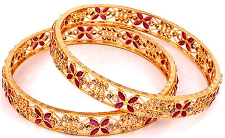 25 Latest Designs of Gold Bangles in India | I Fashion Styles