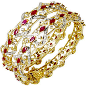 25 Latest Designs of Gold Bangles in India | I Fashion Styles