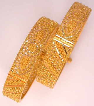 25 Latest Designs of Gold Bangles in India | I Fashion Styles