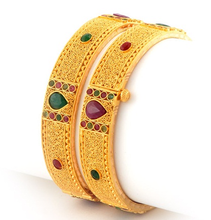 20 Latest Collection of Gold Bangle Designs in 20 Grams