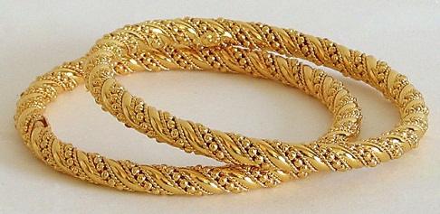 20 Latest Collection of Gold Bangle Designs in 20 Grams