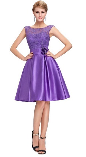 9 Beautiful and Attractive Designs of Purple Frocks | I Fashion Styles