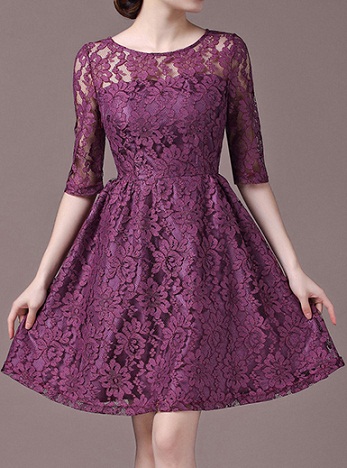 9 Beautiful and Attractive Designs of Purple Frocks | I Fashion Styles