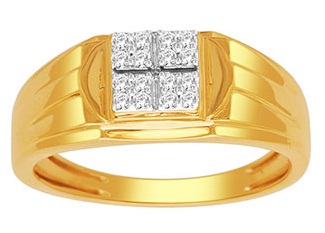 15 Latest Designs of Gold Diamond Rings for Him &amp; Her