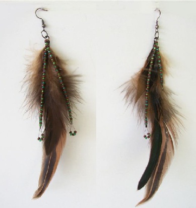 9 Short and Long Feather Earrings for Girls - Feather Jewelry Ideas | I Fashion Styles