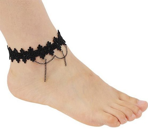 Black Thread Anklets - Try This 15 Beautiful and Stylish Collection