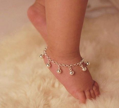 9 Beautiful Designs of Anklets for Babies - New Collection