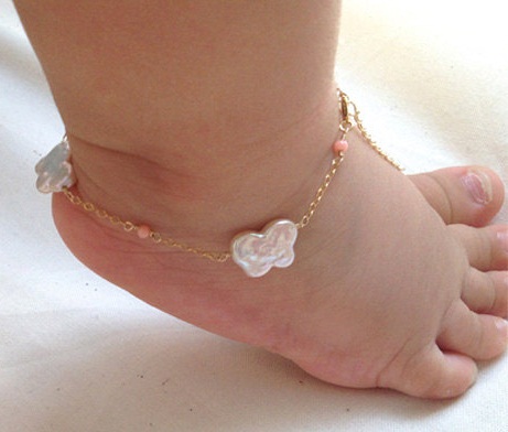 9 Beautiful Designs of Anklets for Babies - New Collection