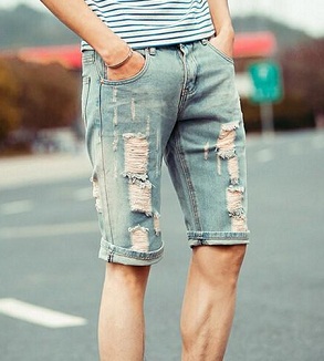 15 Casual Tight and Loose Jean Shorts for Mens