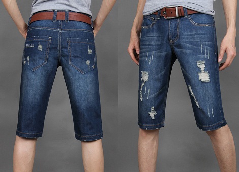 15 Casual Tight and Loose Jean Shorts for Mens