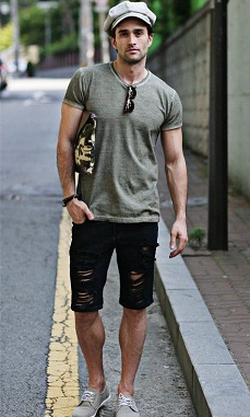 15 Casual Tight and Loose Jean Shorts for Mens
