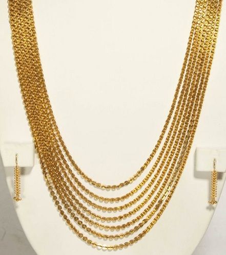 Gold Necklace Designs in 40 Grams - 15 Evergreen Collection