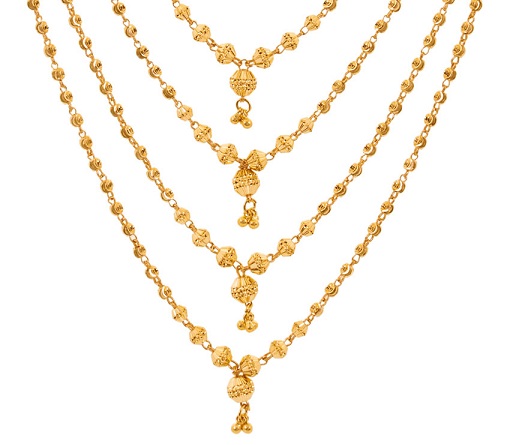 Gold Necklace Designs in 40 Grams - 15 Evergreen Collection