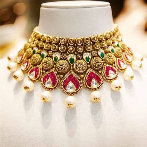 Gold Necklace Designs in 40 Grams - 15 Evergreen Collection