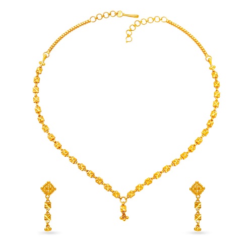 25 Latest Collection of Gold Necklace Designs in 15 Grams | I Fashion Styles