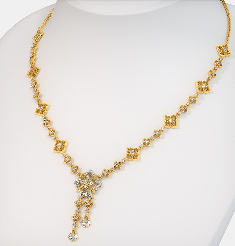 25 Latest Collection of Gold Necklace Designs in 15 Grams | I Fashion Styles