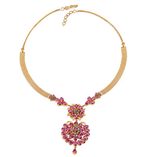 Gold Necklace Designs in 30 Grams - 25 Latest and Beautiful Collection