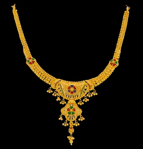 Gold Necklace Designs in 30 Grams - 25 Latest and Beautiful Collection