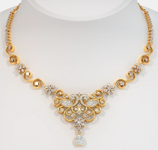 Gold Necklace Designs in 30 Grams - 25 Latest and Beautiful Collection