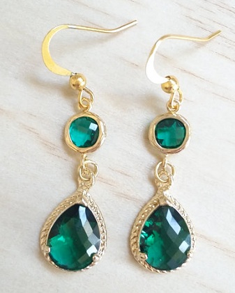 9 Fashionable Green Earrings Designs in Trend | I Fashion Styles