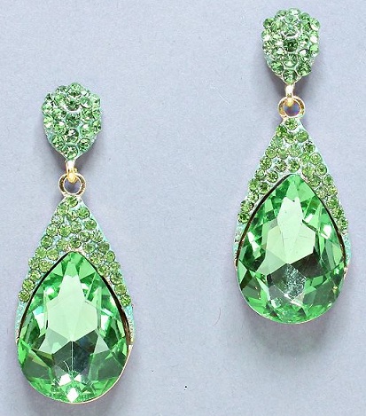 9 Fashionable Green Earrings Designs in Trend | I Fashion Styles