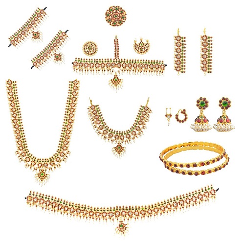 9 Traditional Bharatanatyam Temple Jewellery Designs | I Fashion Styles