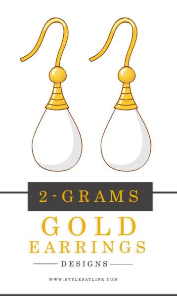 15 Latest Gold Earrings Designs in 2 Grams in 2023 India