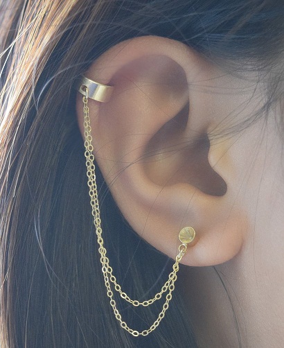 15 Stylish Designs of Small Earrings for Girls in Different Metals