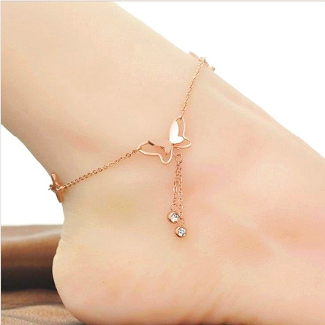 9 Cute Butterfly Anklets in Different Designs | I Fashion Styles