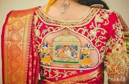 35 Stunning Silk Saree Blouse Designs - Check this Updated List