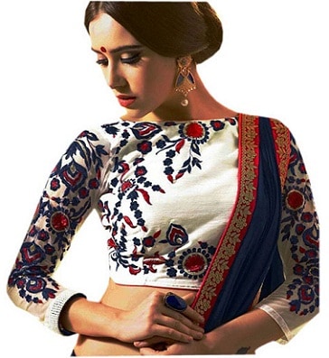 35 Stunning Silk Saree Blouse Designs - Check this Updated List
