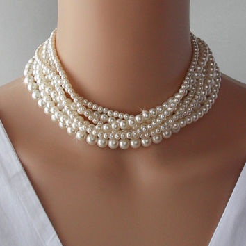 15 Beautiful Pearl Choker Necklace Designs - Trending Collection