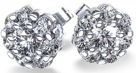 25 Popular and Latest Diamond Earrings Jewellery Designs