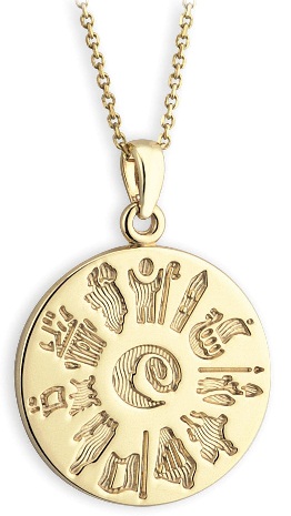 25 Latest Gold Pendant Designs for Men and Women