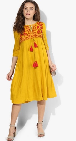 30 Stylish Designs of Cotton Frocks for Women and Girl