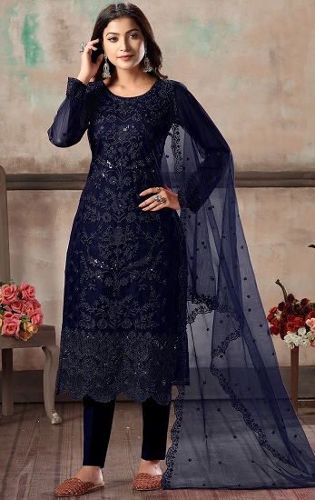 Blue Salwar Suits - Look Bright In These 20 Beautiful Designs
